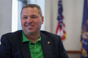 North Dakota Public Service Commissioner Brian Kalk.  Photo by Kevin Tobosa