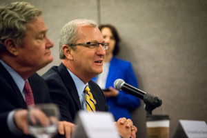 U.S. Congressman Kevin Cramer at the STB Hearing in Fargo, ND. Photo by Paul Flessland.